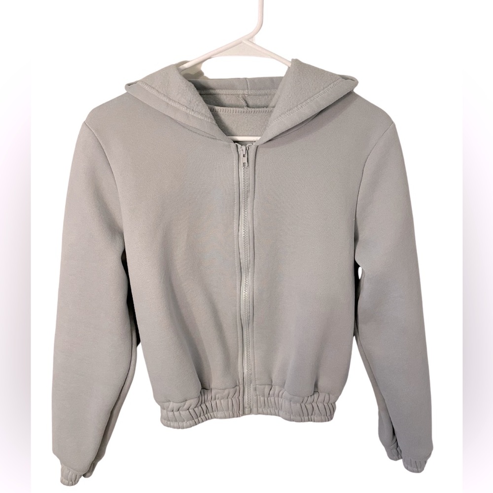 HOST PICK🌙 Blue Cropped Zip Hoodie SIZE XS/S